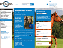 Tablet Screenshot of optimera.ch